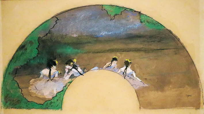  埃德加·德加 Edgar Degas—— 扇面中的舞者